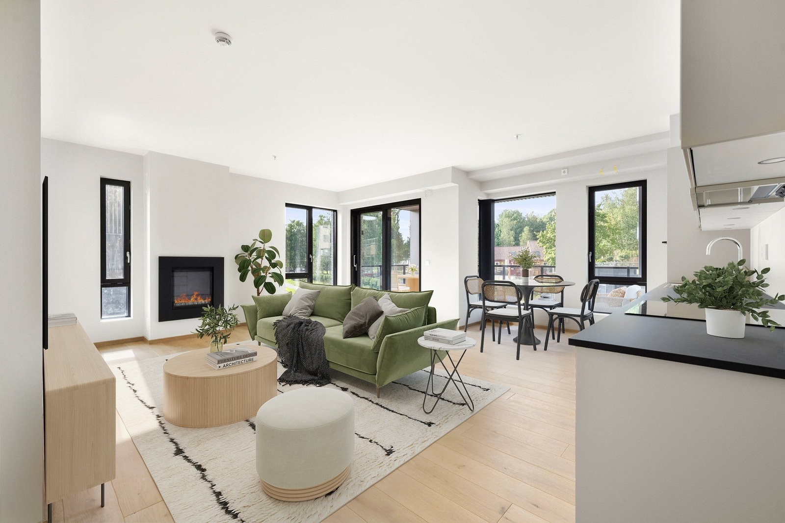 Velkommen til visning !
En ny og tiltalende 3-roms selveierleilighet med gode kvaliteter. Innflyttningsklar og ledig omgående. Garasjeplass i u. etasjen. Heisadkomst
(Digitalstylet bilder) Galleribilde