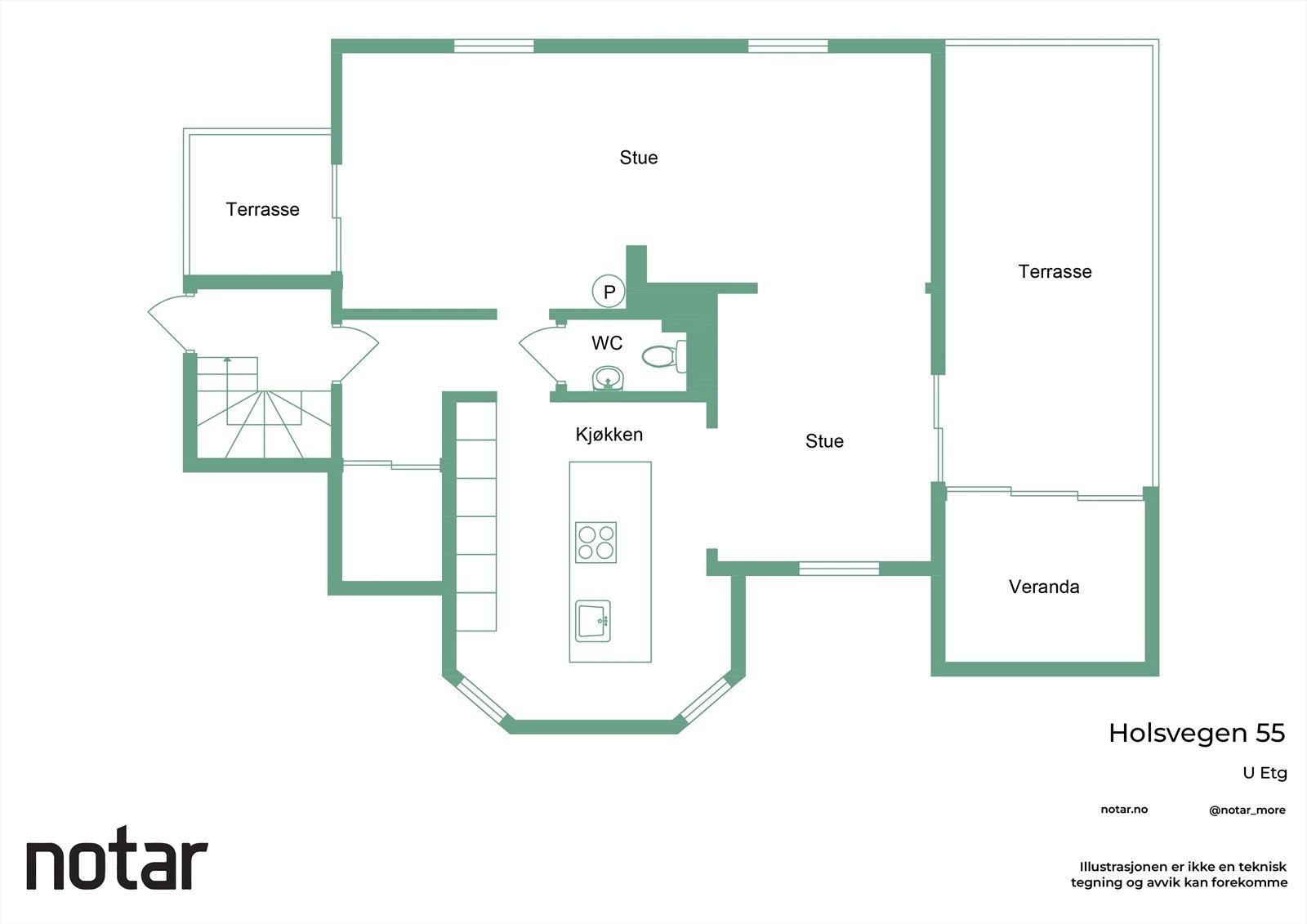 Plantegning 1. etasje. Galleribilde