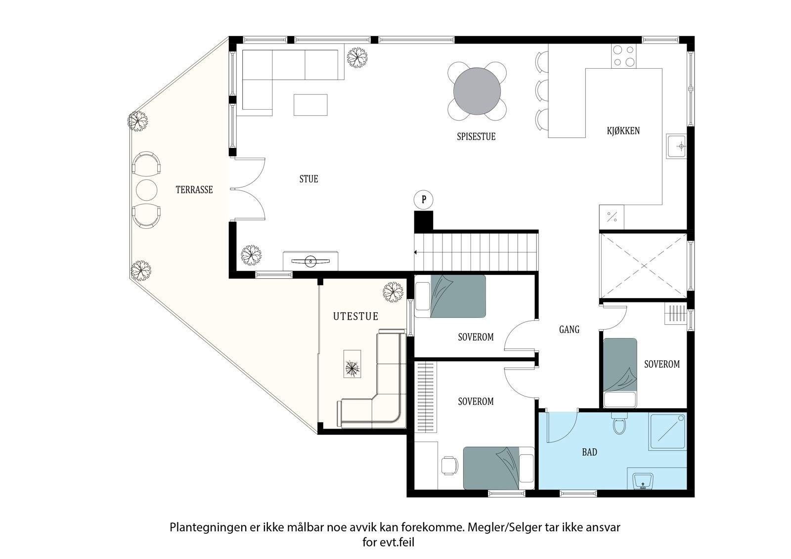 Plantegning 2. etg. Galleribilde