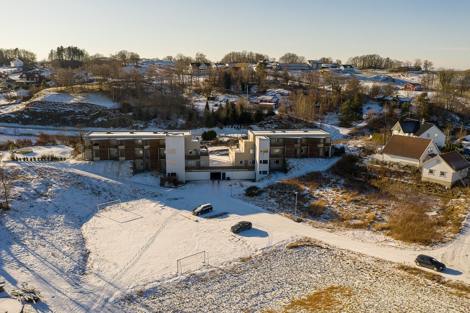 Oversiktsbilde av område, tatt for noen år siden. Galleribilde