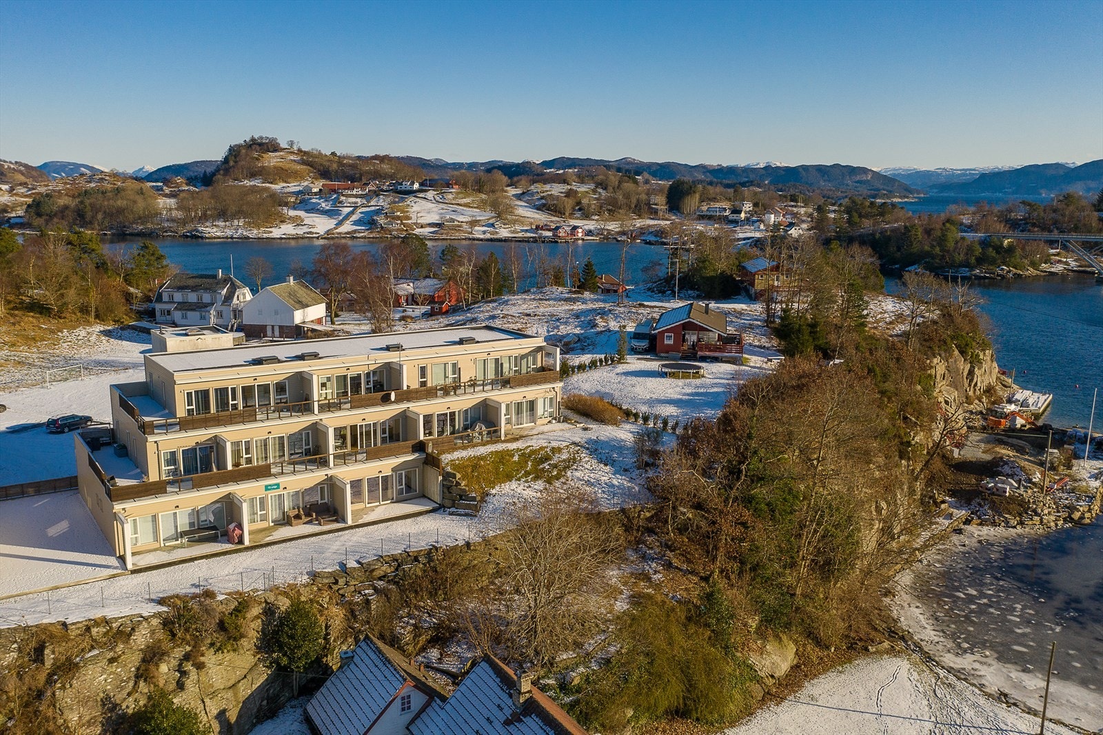 Oversiktsbilde av område, tatt for noen år siden. Galleribilde