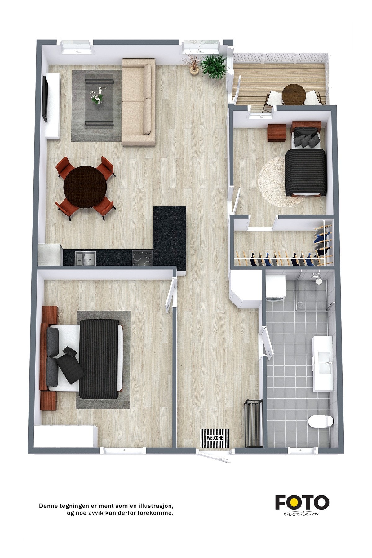 Plantegning Galleribilde