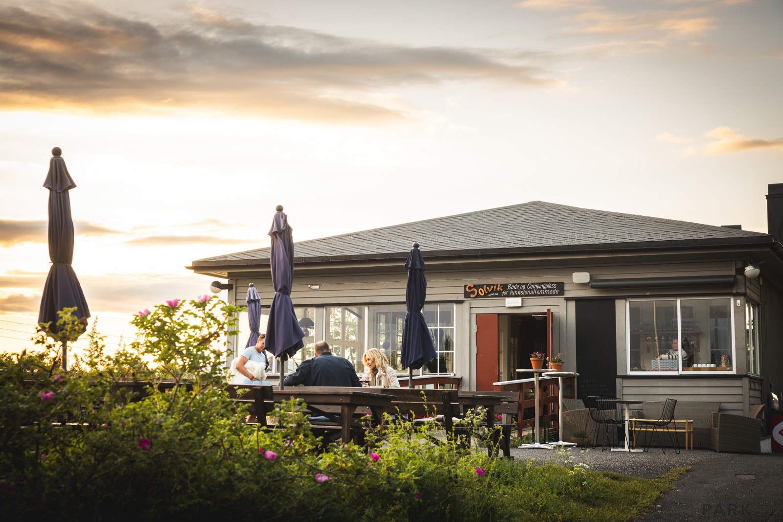 Solvik restaurantdrift i sommerhalvåret. Galleribilde