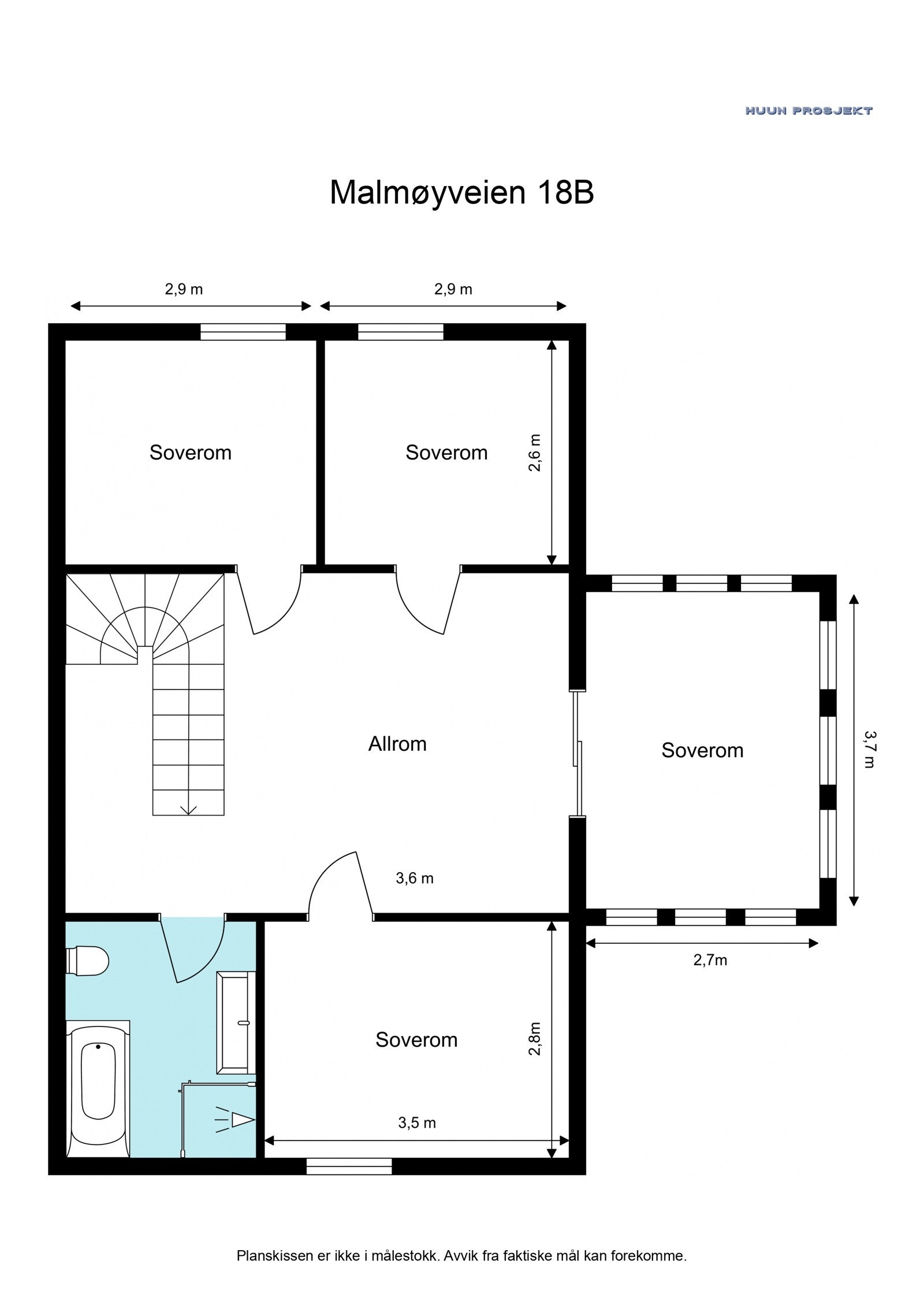 Plantegning 2. Etasje Galleribilde