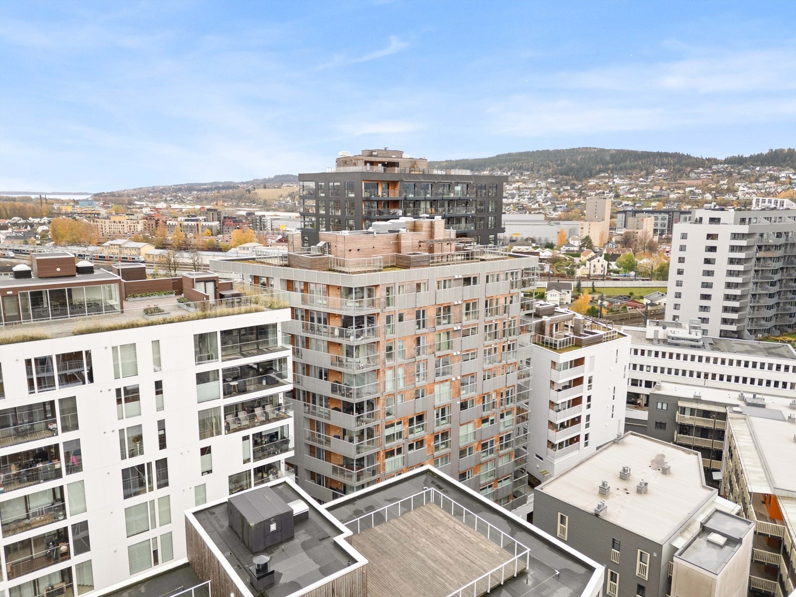 Landstads gate 47 ligger i Dovrekvartalet, et nytt og flott boområde i Lillestrøm sentrum. Galleribilde