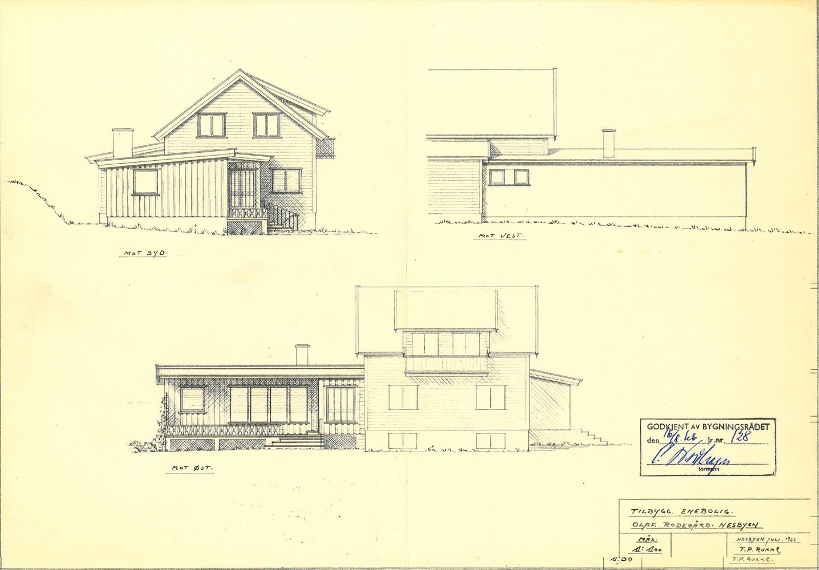 Fasadetegninger Galleribilde