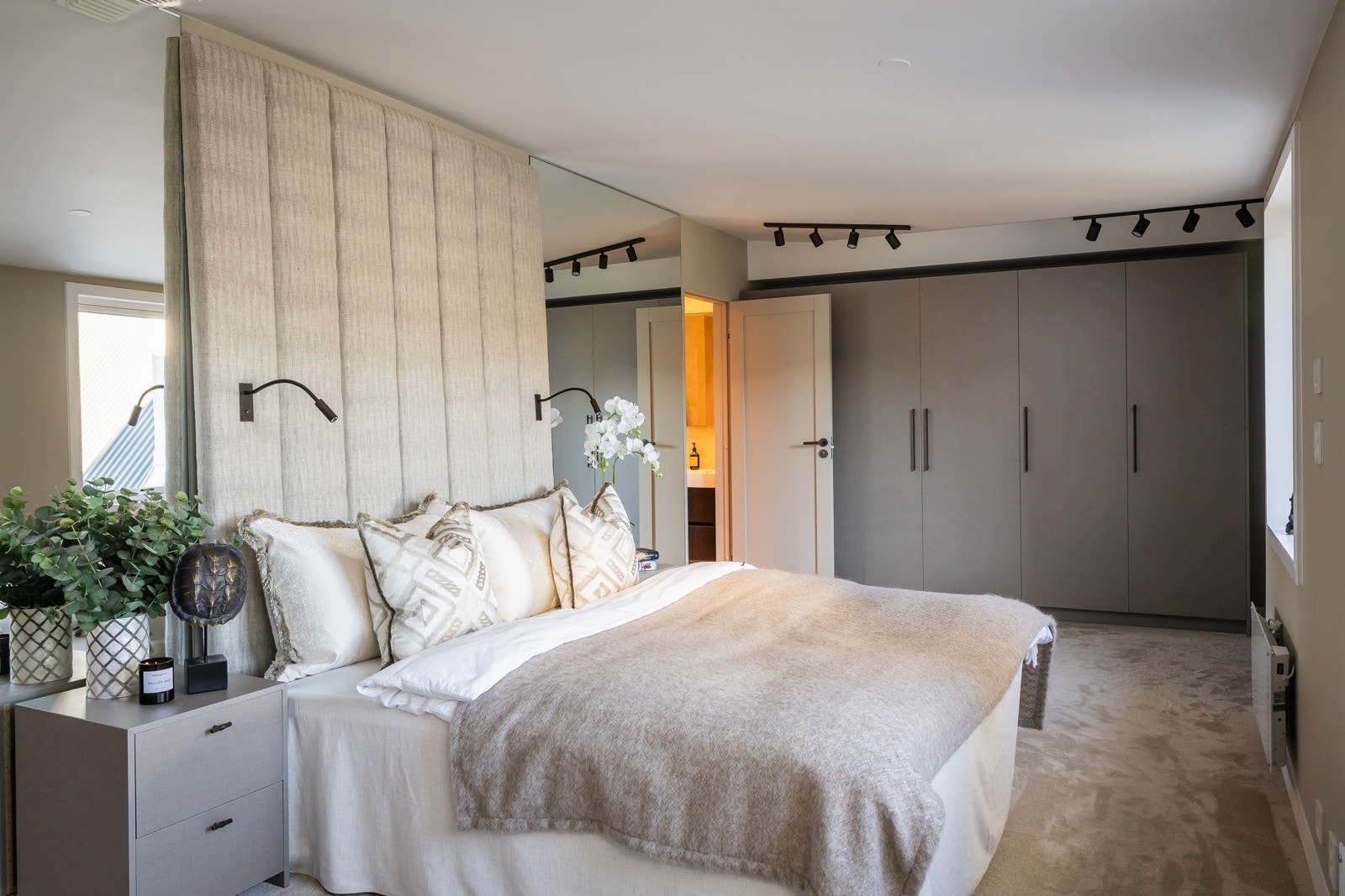 Soverommet vender mot bakgård