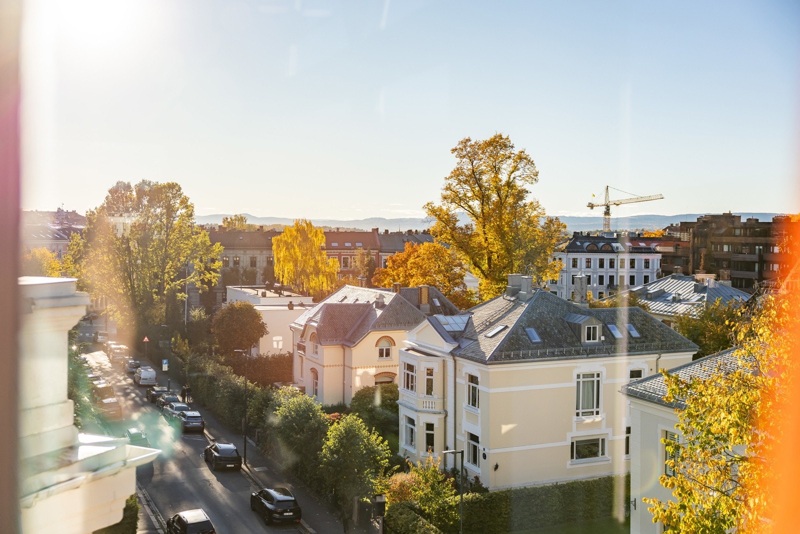 Leiligheten ligger i en av Frogners fineste gater