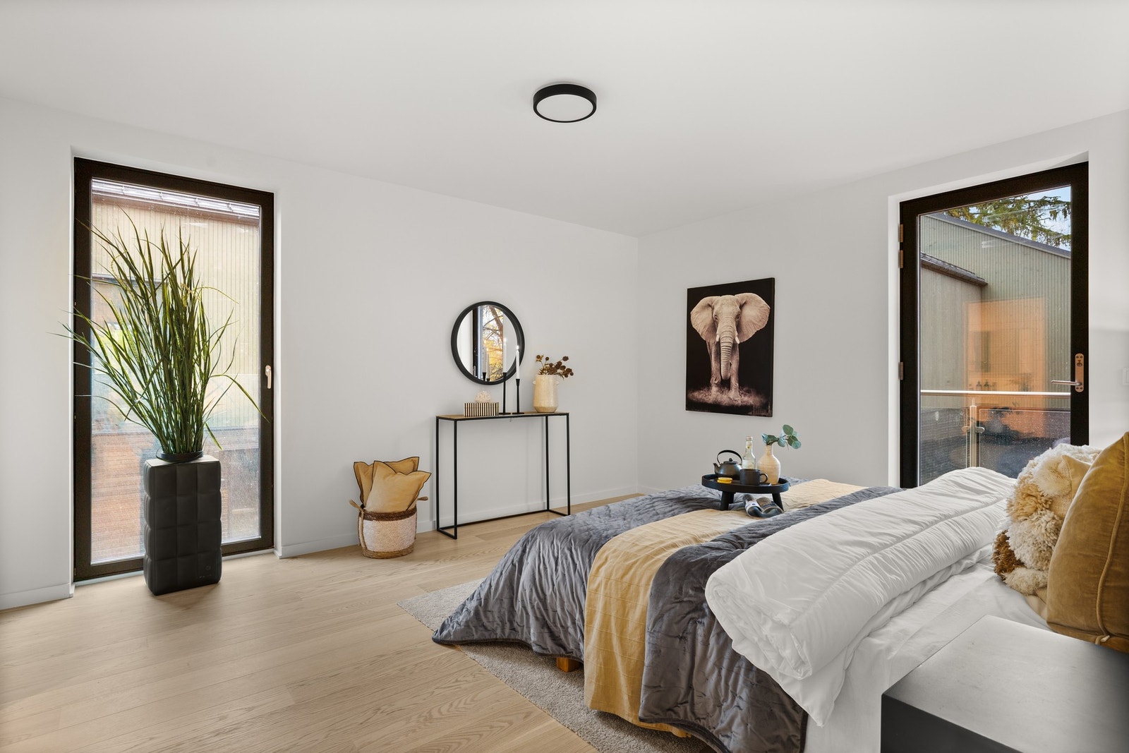 Soverommene er alle familievennlig samlet i samme etasje Galleribilde