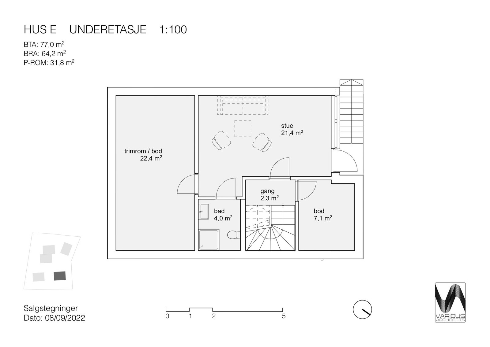 Planskisse Galleribilde