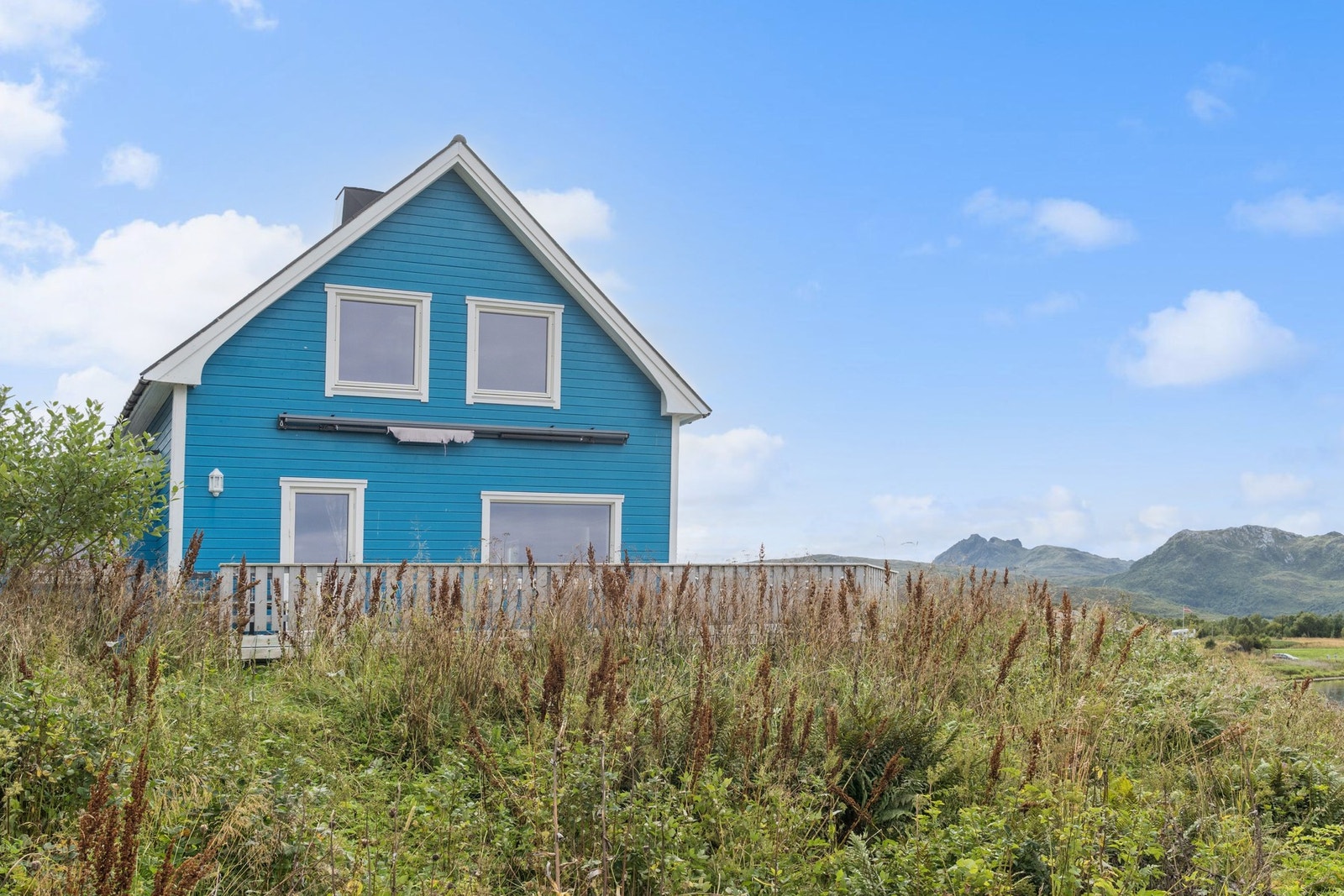 Eiendommen er naturlig og frodig, med liljer og vakre sumpplanter som skaper et poetisk og levende landskap - et sted hvor du virkelig kjenner roen og nærheten til naturen. Galleribilde