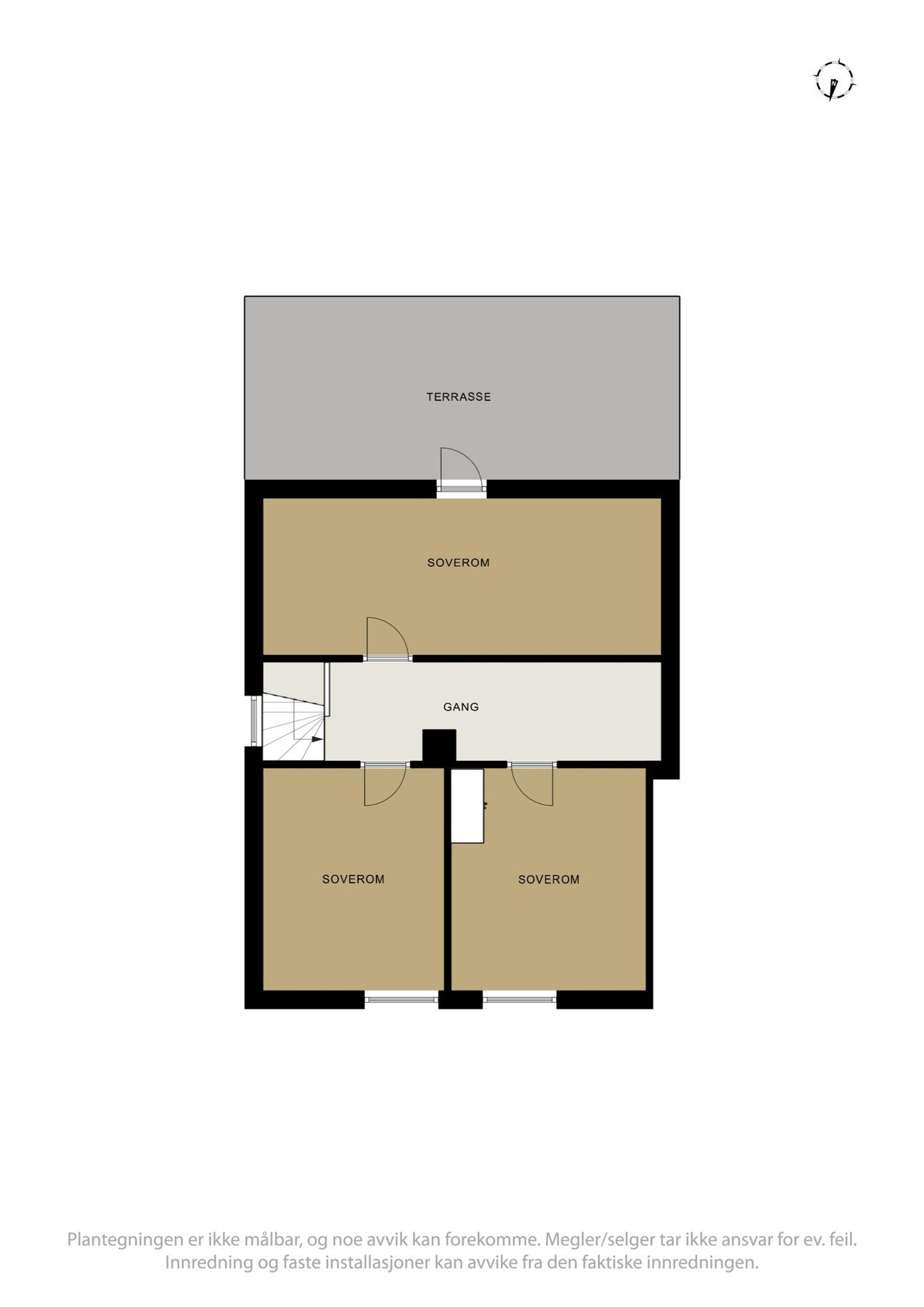 Planskisse - Loftsetasje. Galleribilde