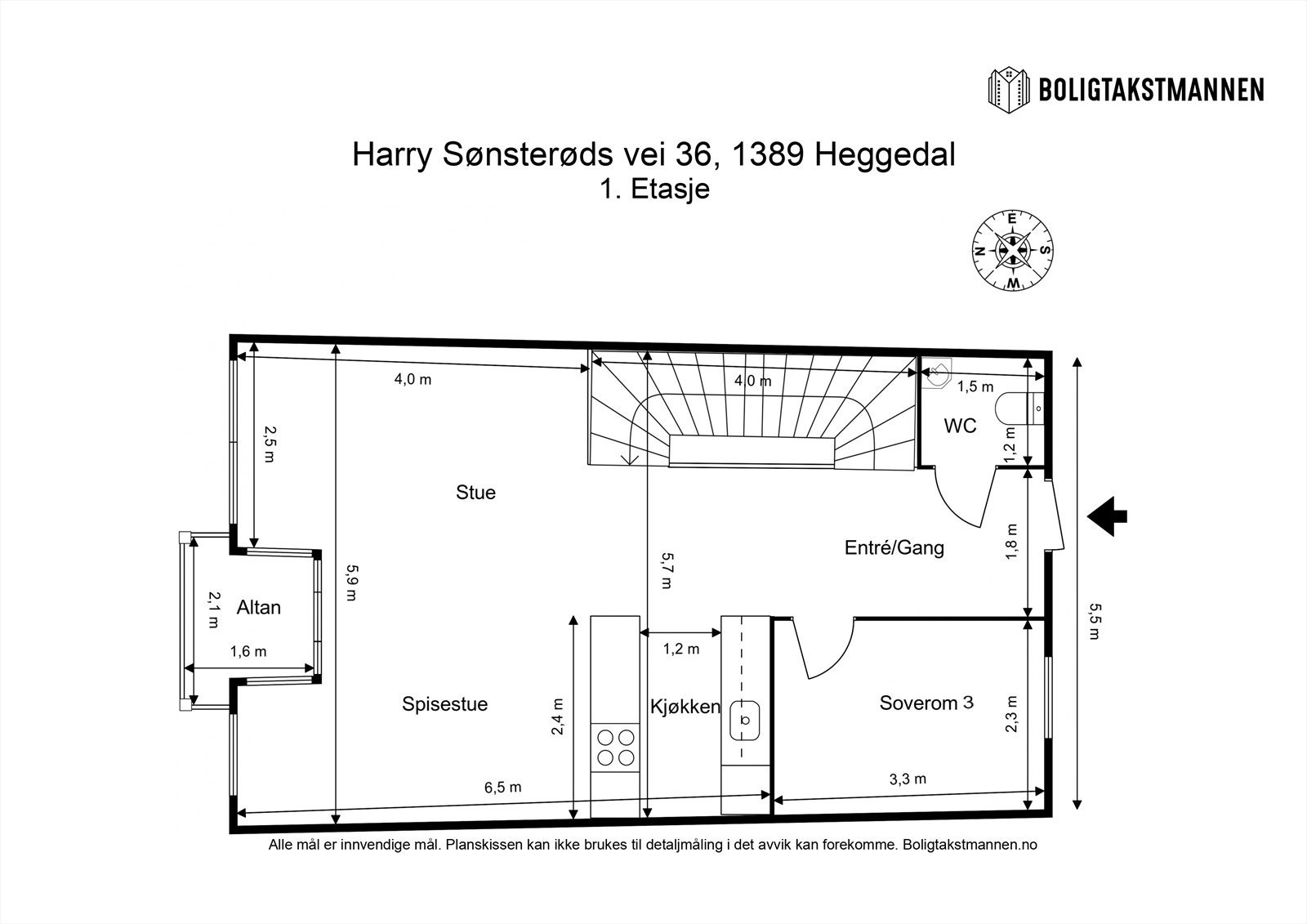 Plantegning 1. etasje. Galleribilde