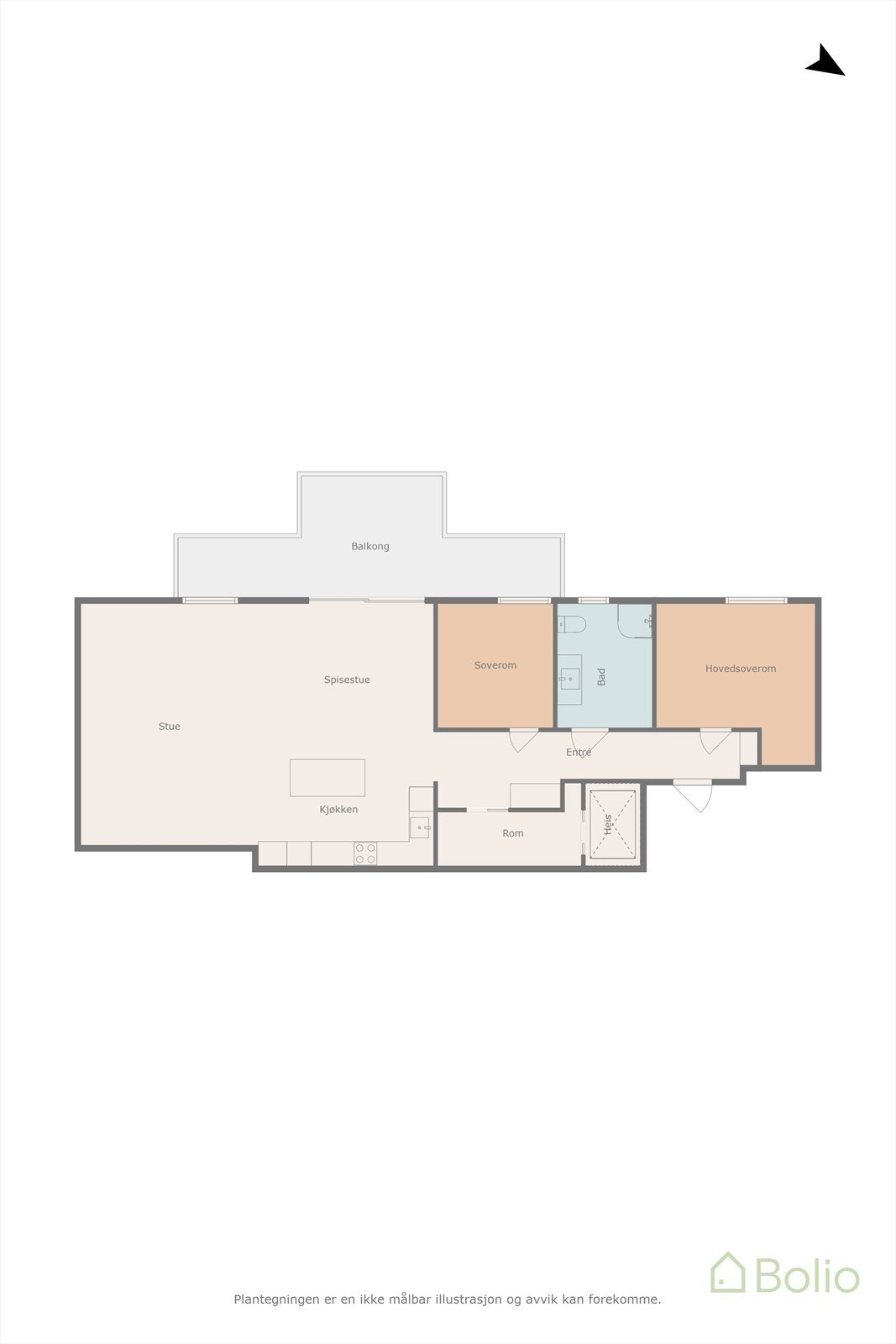 Plantegning Galleribilde