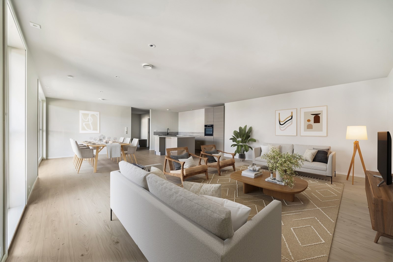 Eiendomsmegler MNEF Anita Cecilie Gabrielsen ønsker velkommen til Skolegata 7! Leiligheten er digitalt møblert. Galleribilde