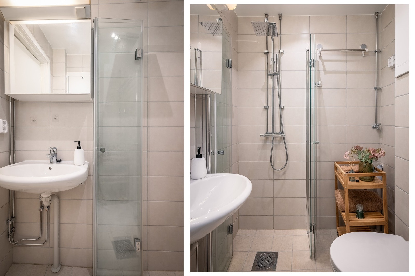 Pent bad fra 2022, pusset opp i regi av borettslaget. Galleribilde