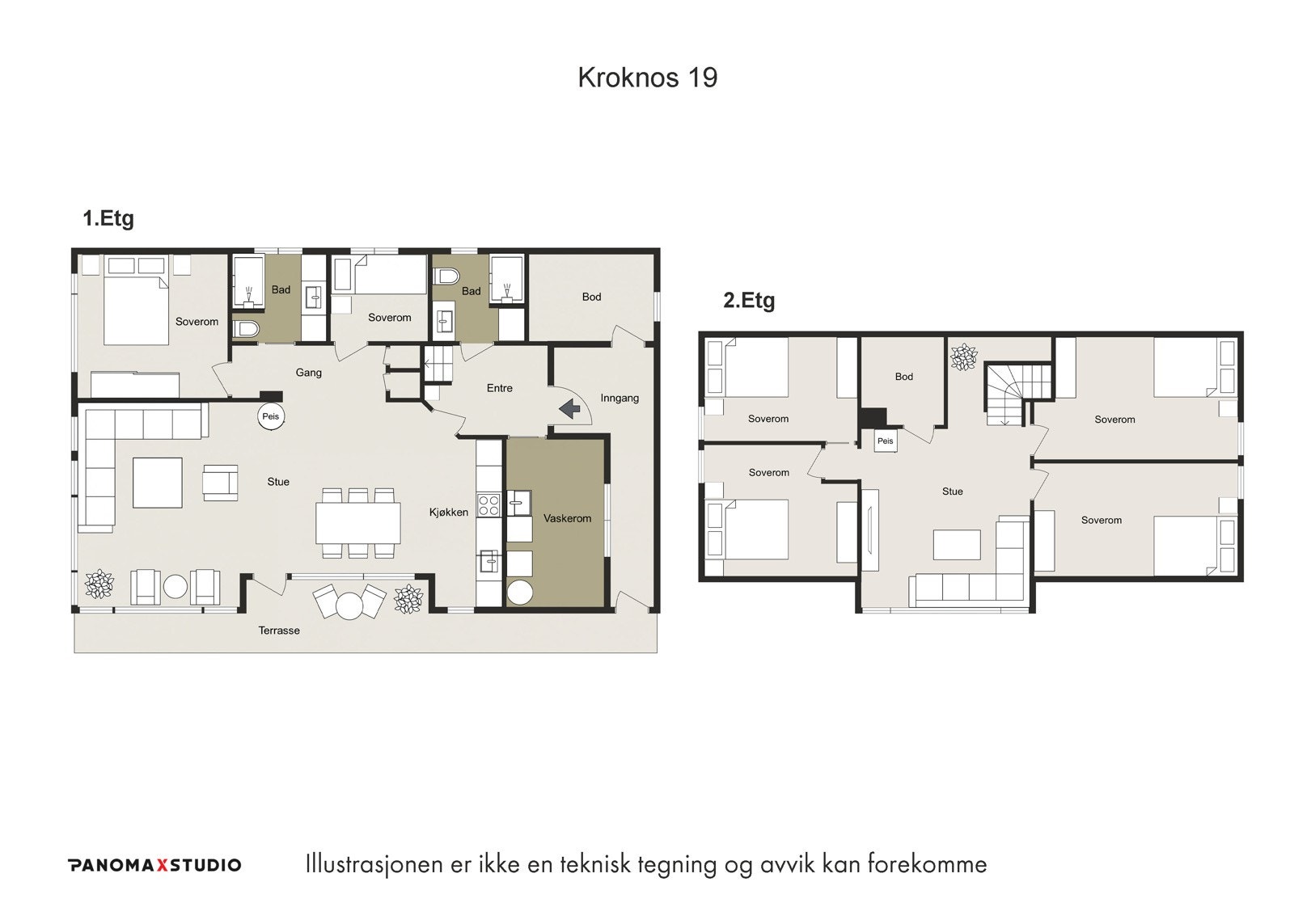 Plantegning. Galleribilde