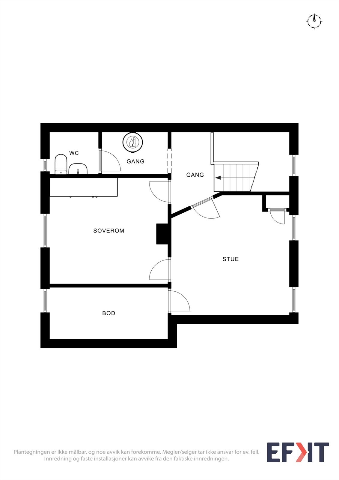 Plantegning 2. etasje Galleribilde