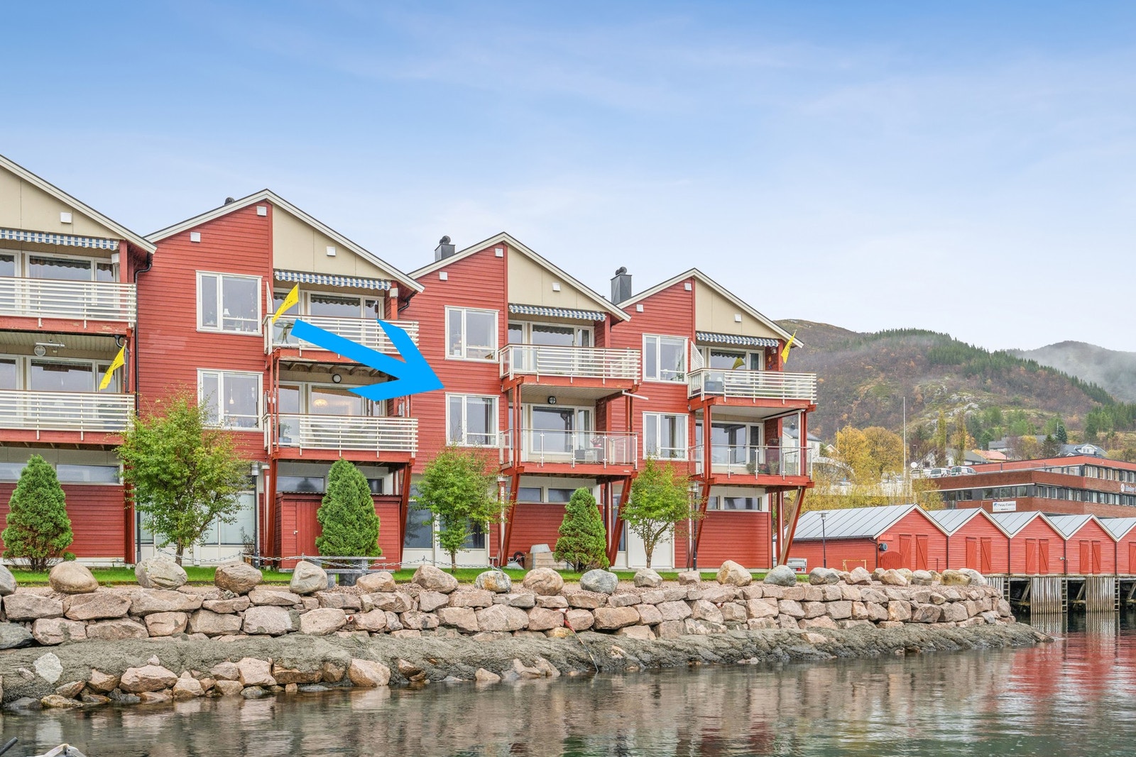 Velkommen til Havneveien 15 A og denne utsiktsleiligheten. Foto: EFKT Galleribilde