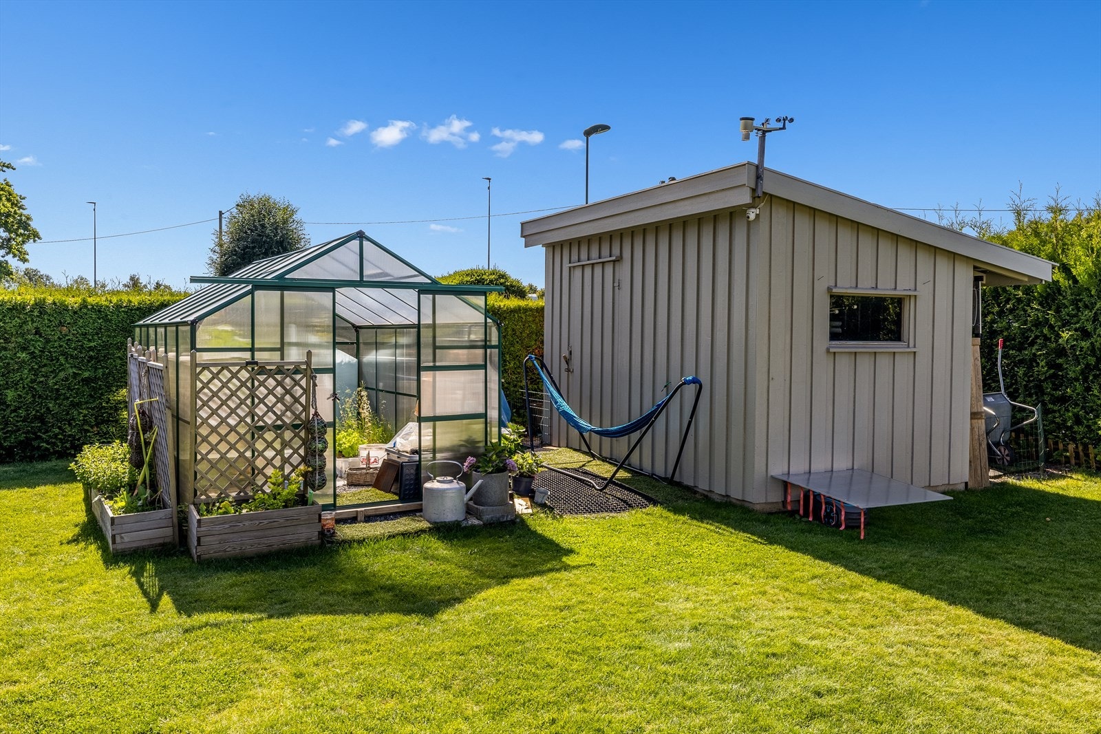 Hyggelig med drivhus på eiendommen. Galleribilde