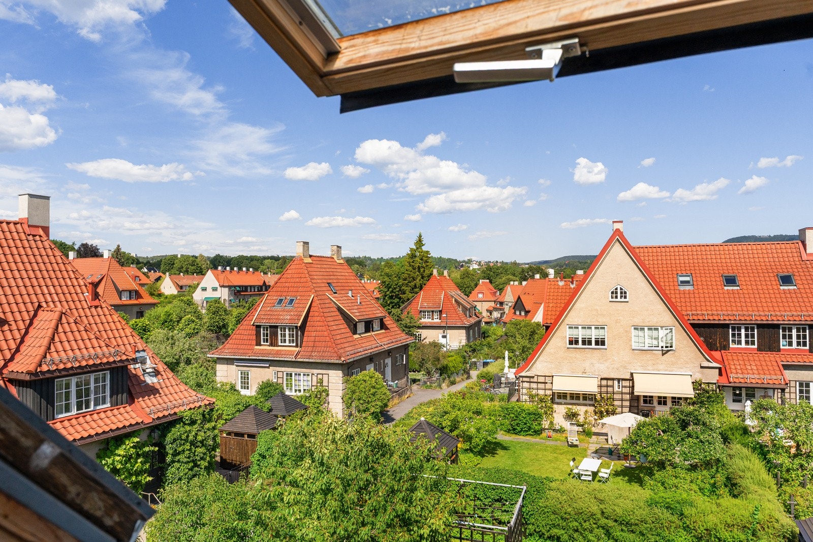 Utsikt fra soverom. Galleribilde