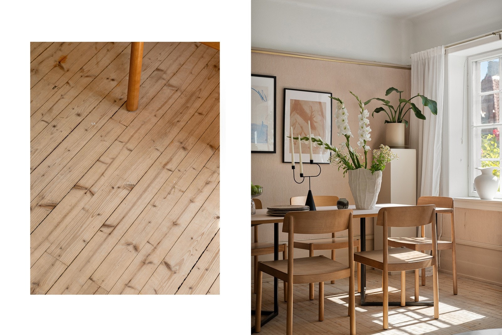 Originale tregulv er bevart, slik at du har muligheteten til å holde det klassiske preget om ønskelig. Galleribilde