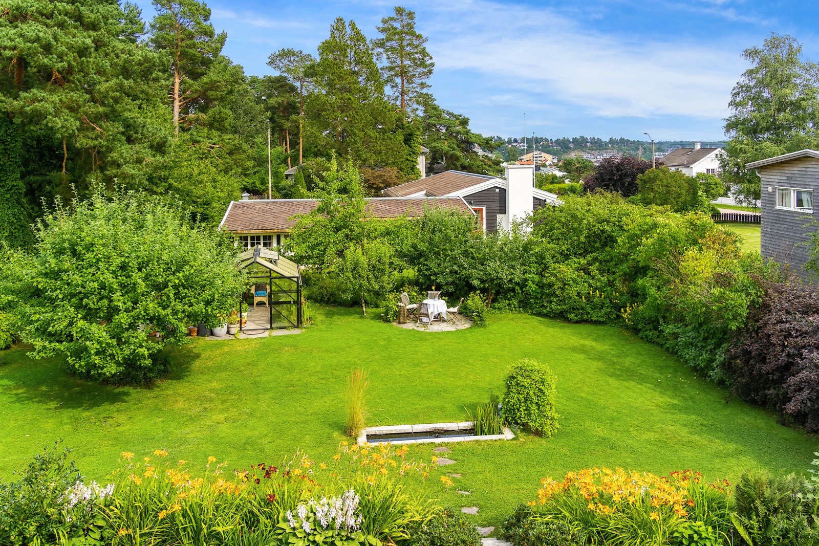 Frodig og parkmessig opparbeidet Galleribilde