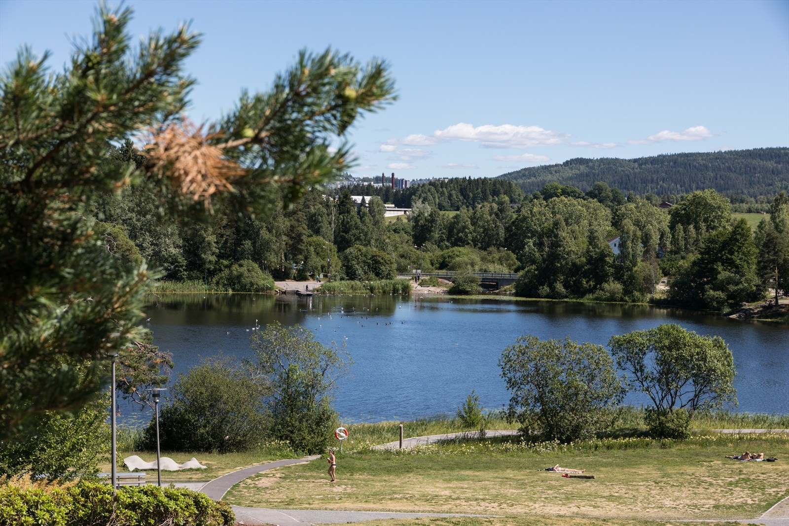 Leiligheten har også nærhet til flotte natur- og friluftsområder med skiløyper og turstier som gir gode rekreasjonsmuligheter. Galleribilde