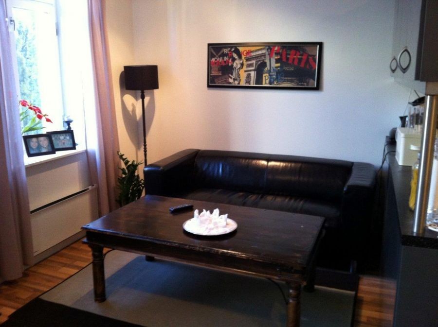 Stue med kjøkken Galleribilde