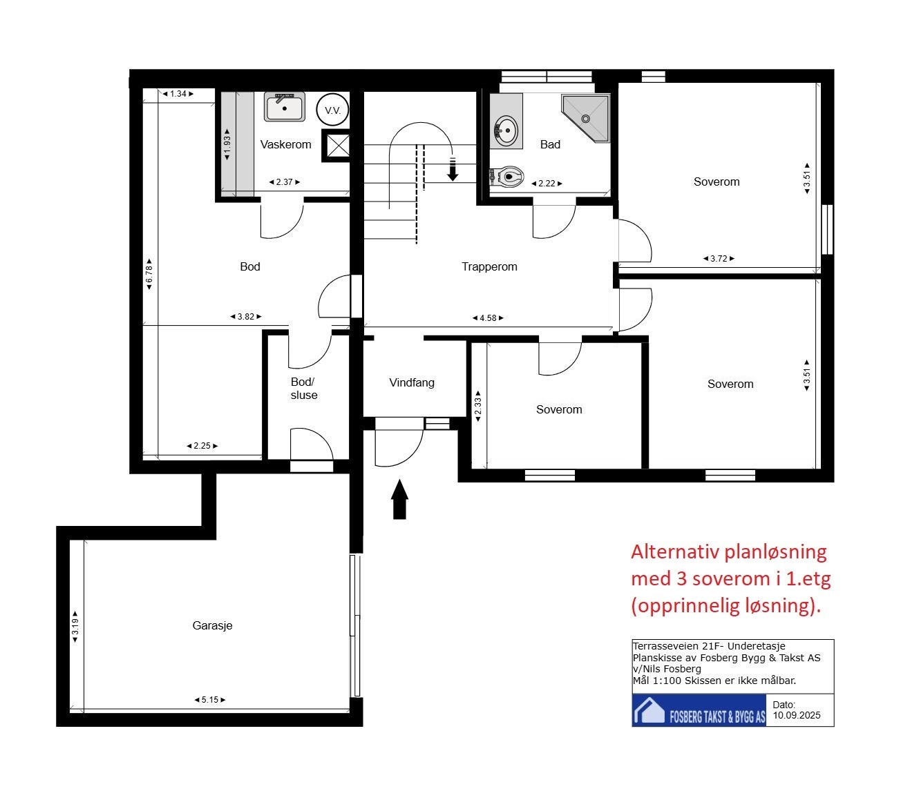 Alternativ planløsning Galleribilde