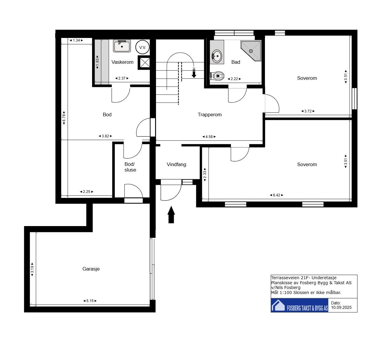 Planløsning 1.etg Galleribilde