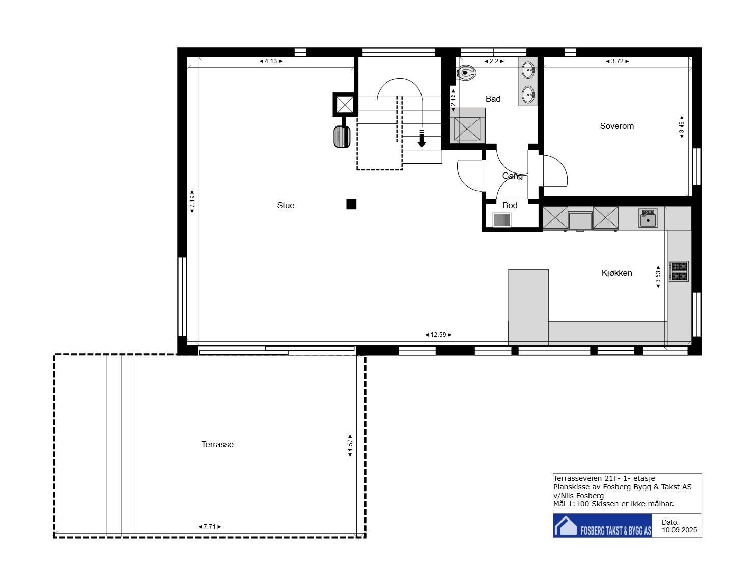 Planløsning 2.etg Galleribilde