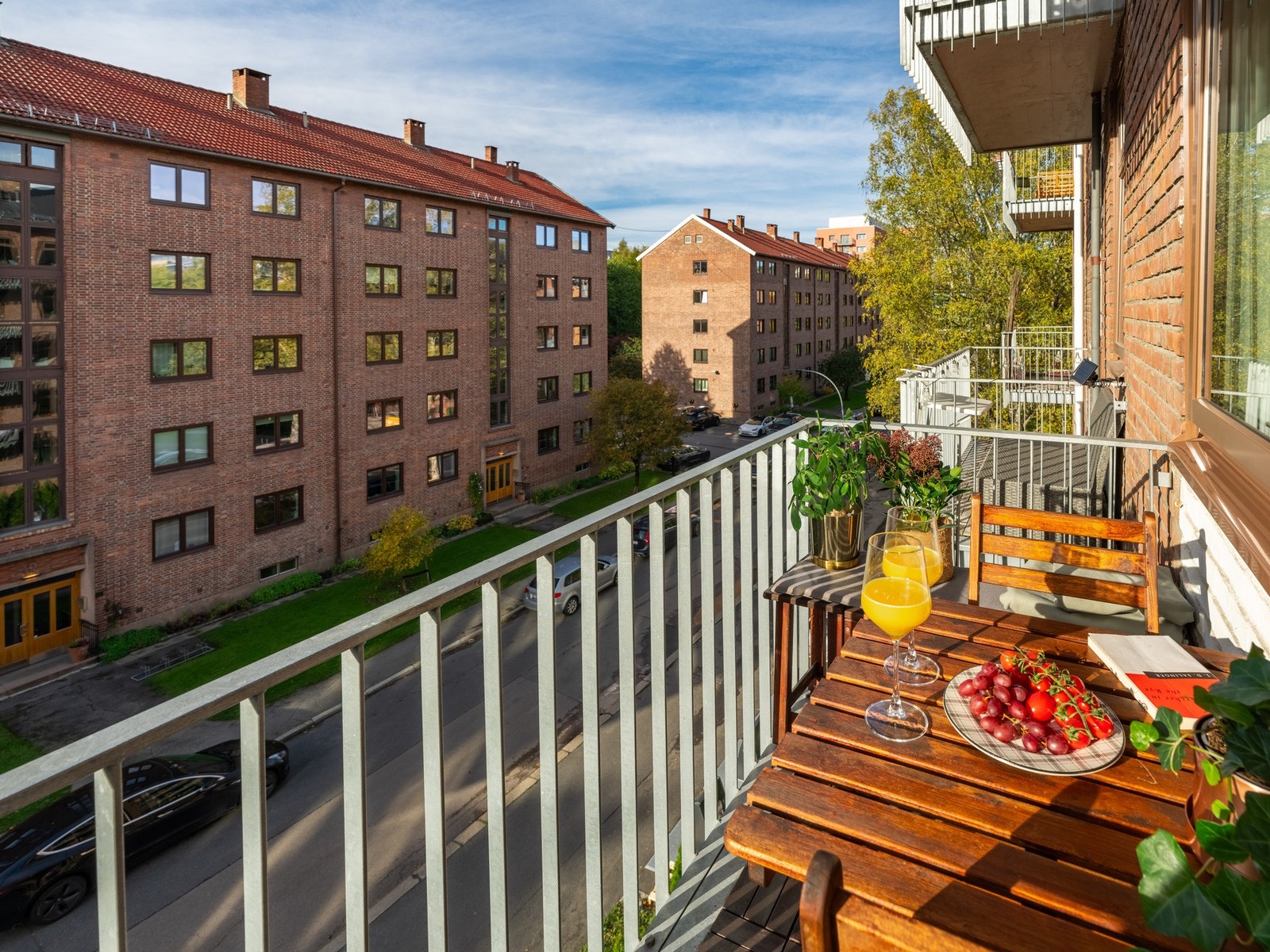 Balkongen er noe for deg selv, og følelsen av å være i 4. etasje er skikkelig god. Galleribilde