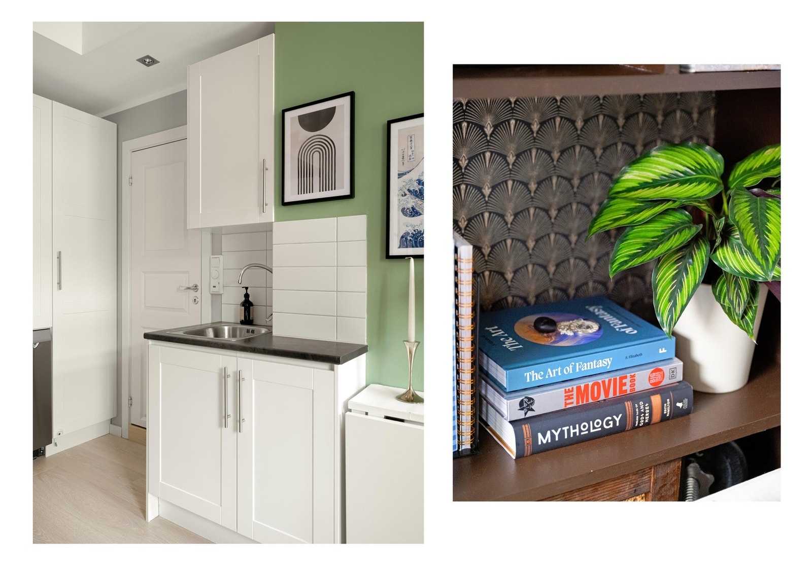 Badet har adkomst fra kjøkkenet. Galleribilde