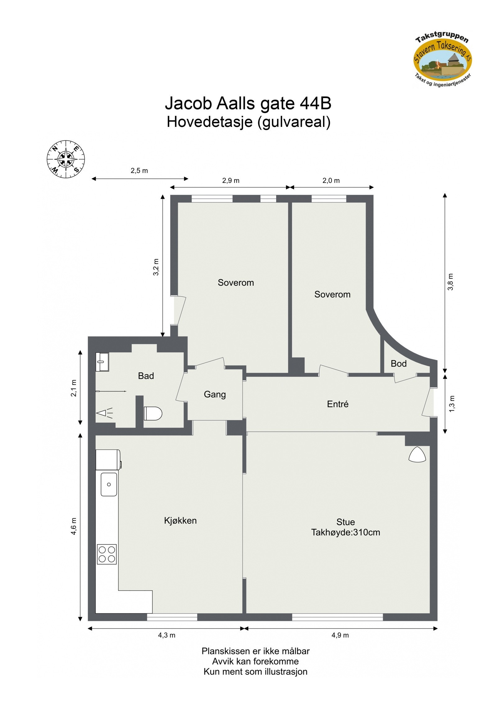 Plantegning. Galleribilde
