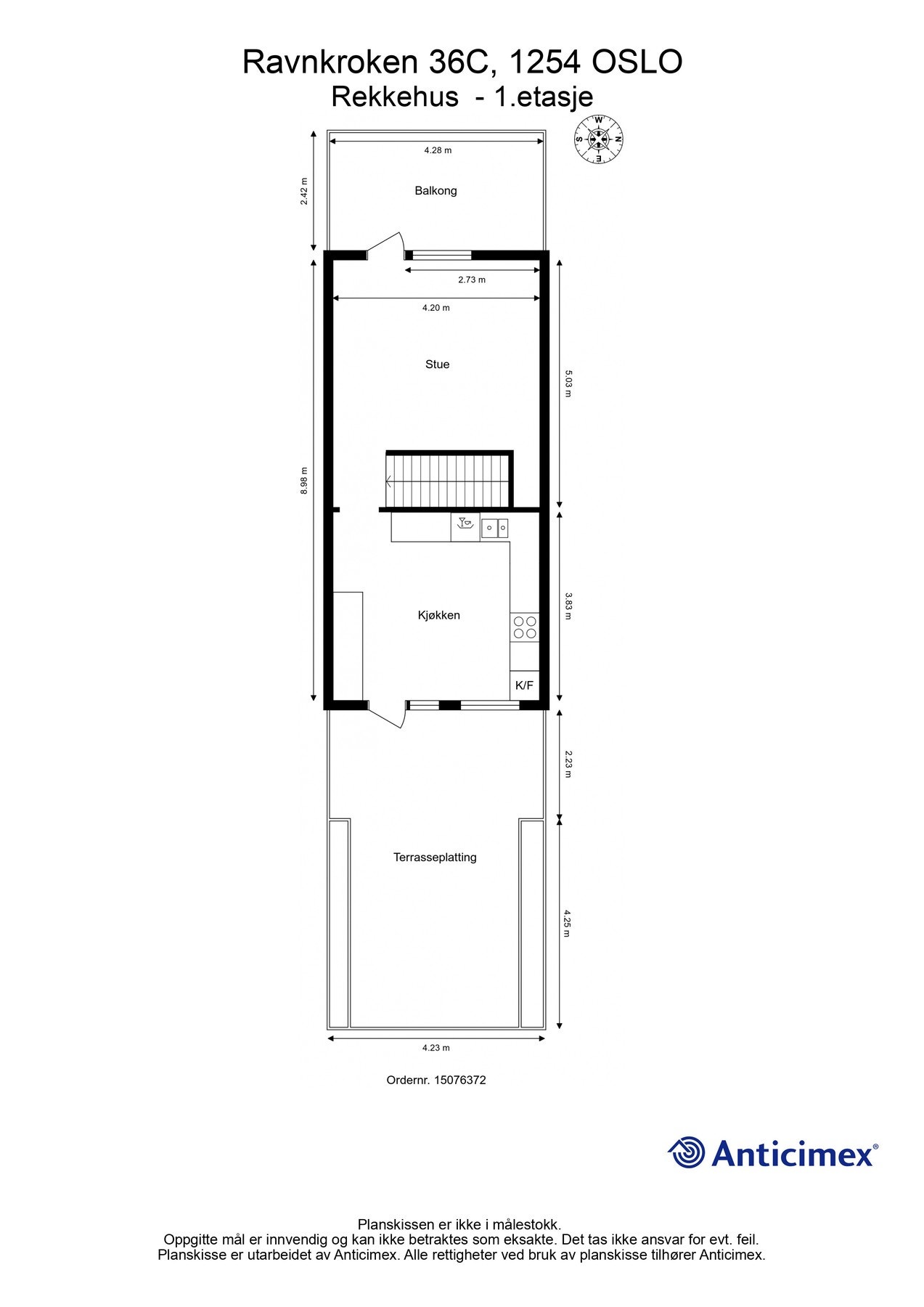 Plantegning 1. etasjen. Galleribilde