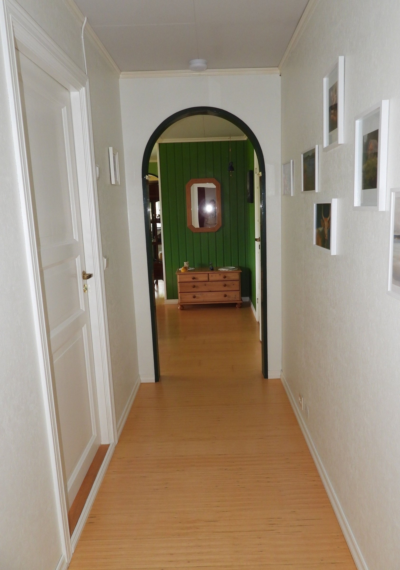 Gang til bad og soverom Galleribilde