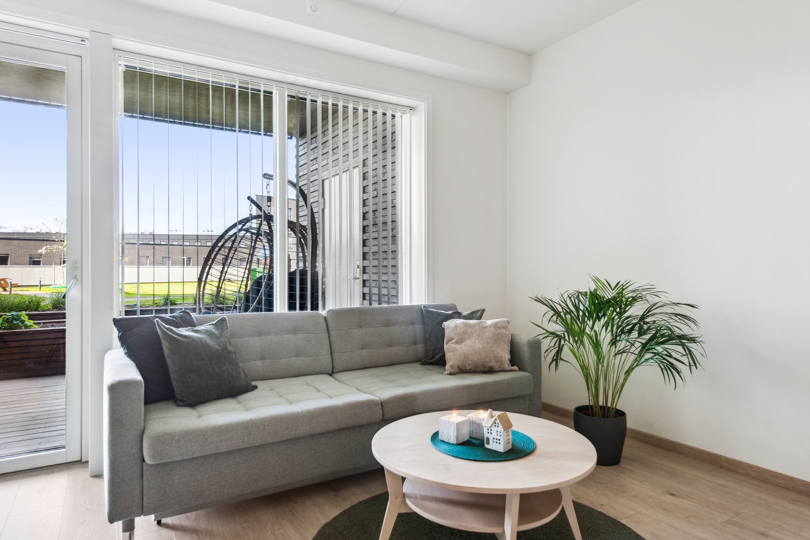 Det er vannbåren gulvvarme tilkoblet fjernvarmeanlegg i leiligheten Galleribilde