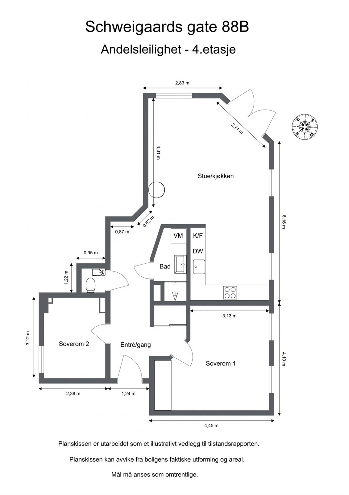 Plantegning Galleribilde