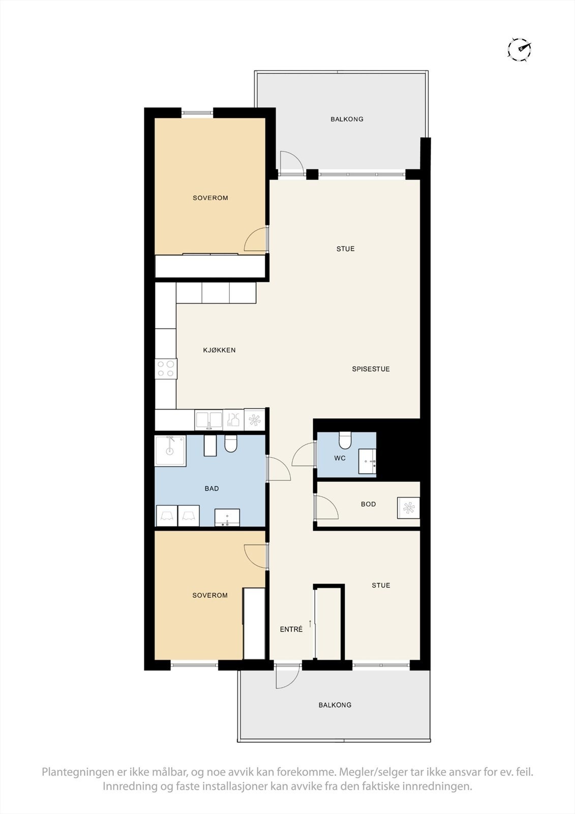 Plantegning Galleribilde