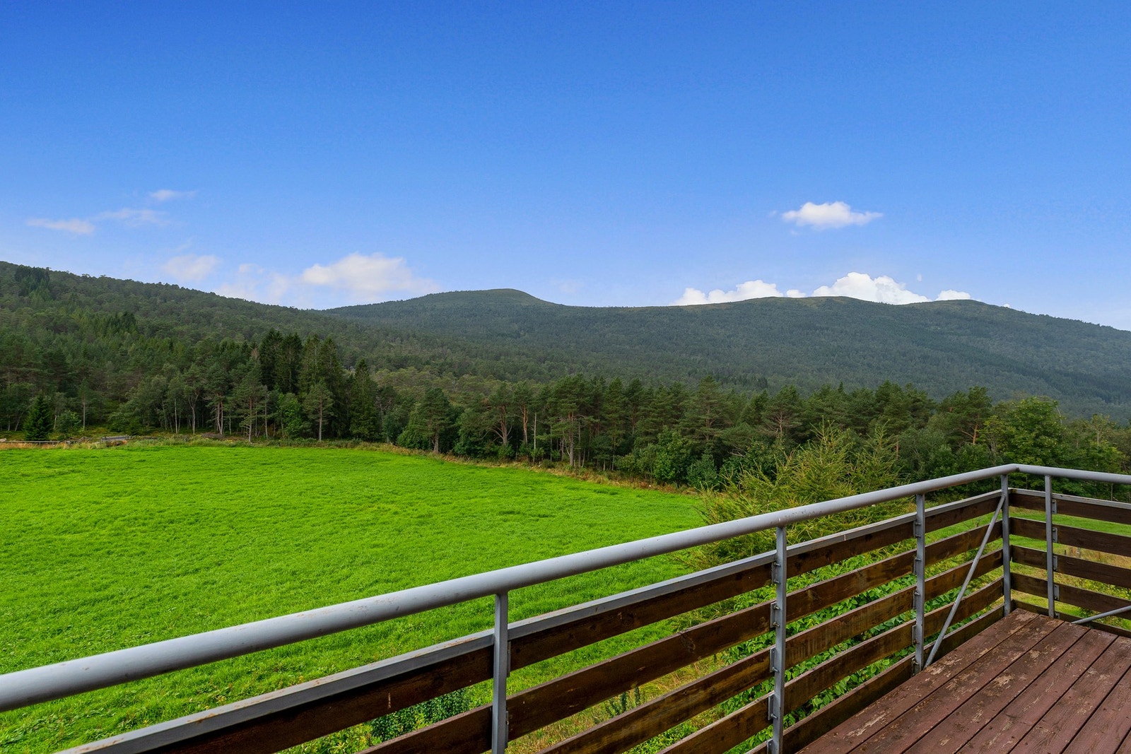 Utsikt fra balkongen Galleribilde
