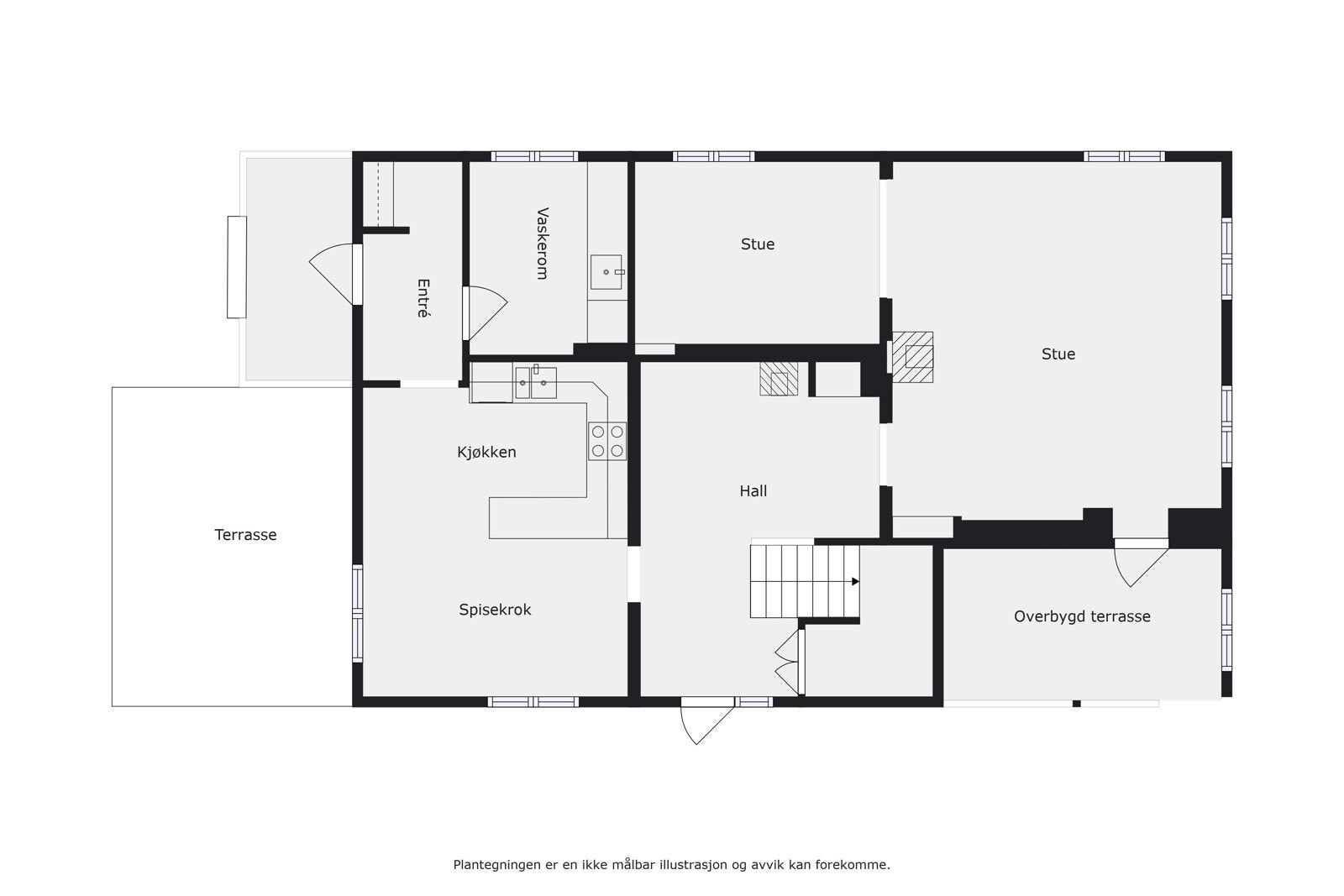 Plantegning Galleribilde
