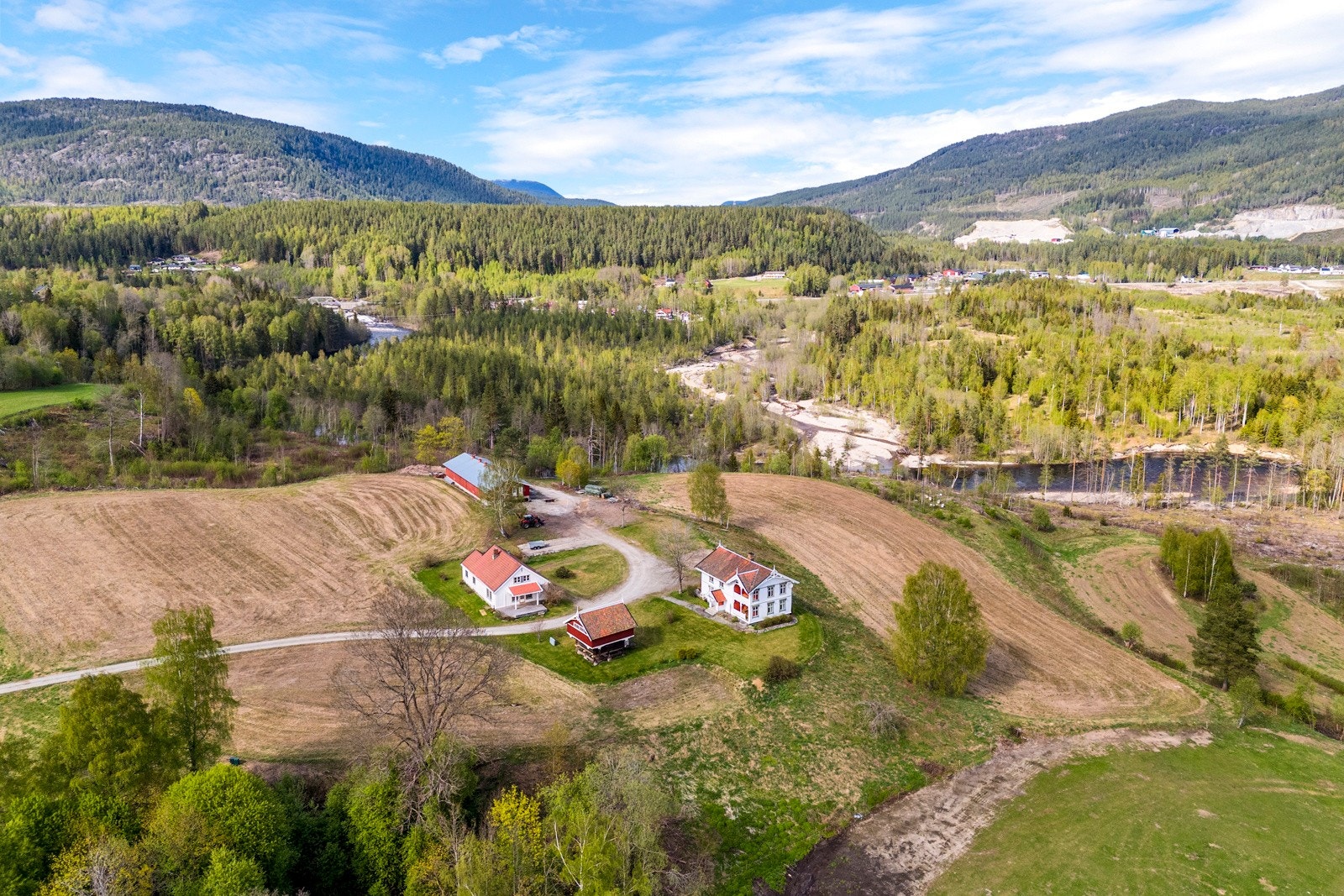 Dronefoto Galleribilde