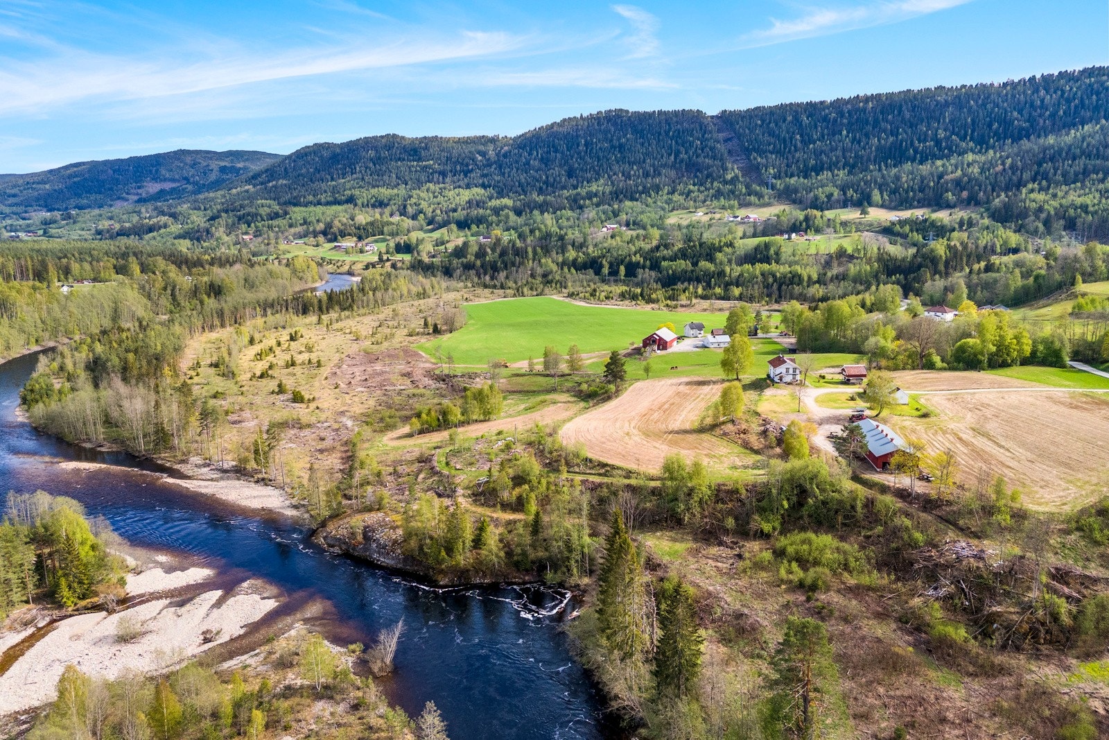 Dronefoto Galleribilde