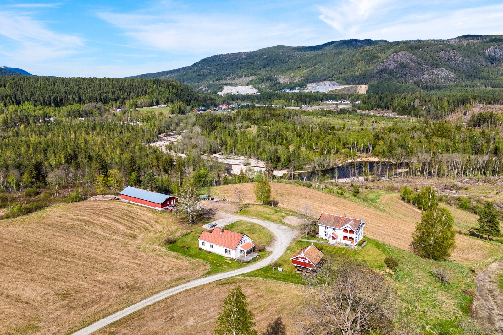 Dronefoto Galleribilde