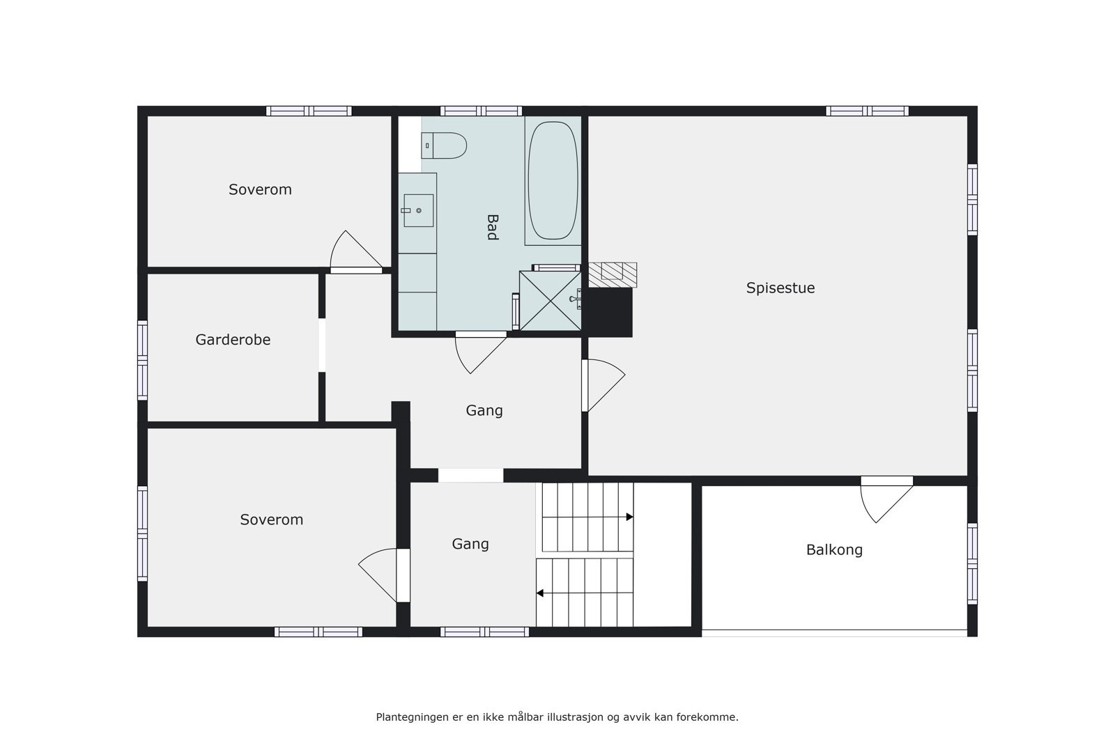 Plantegning Galleribilde