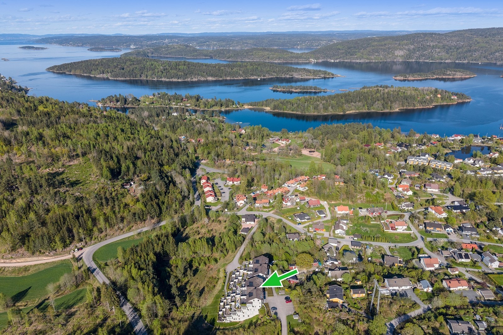 Dronebilde Galleribilde