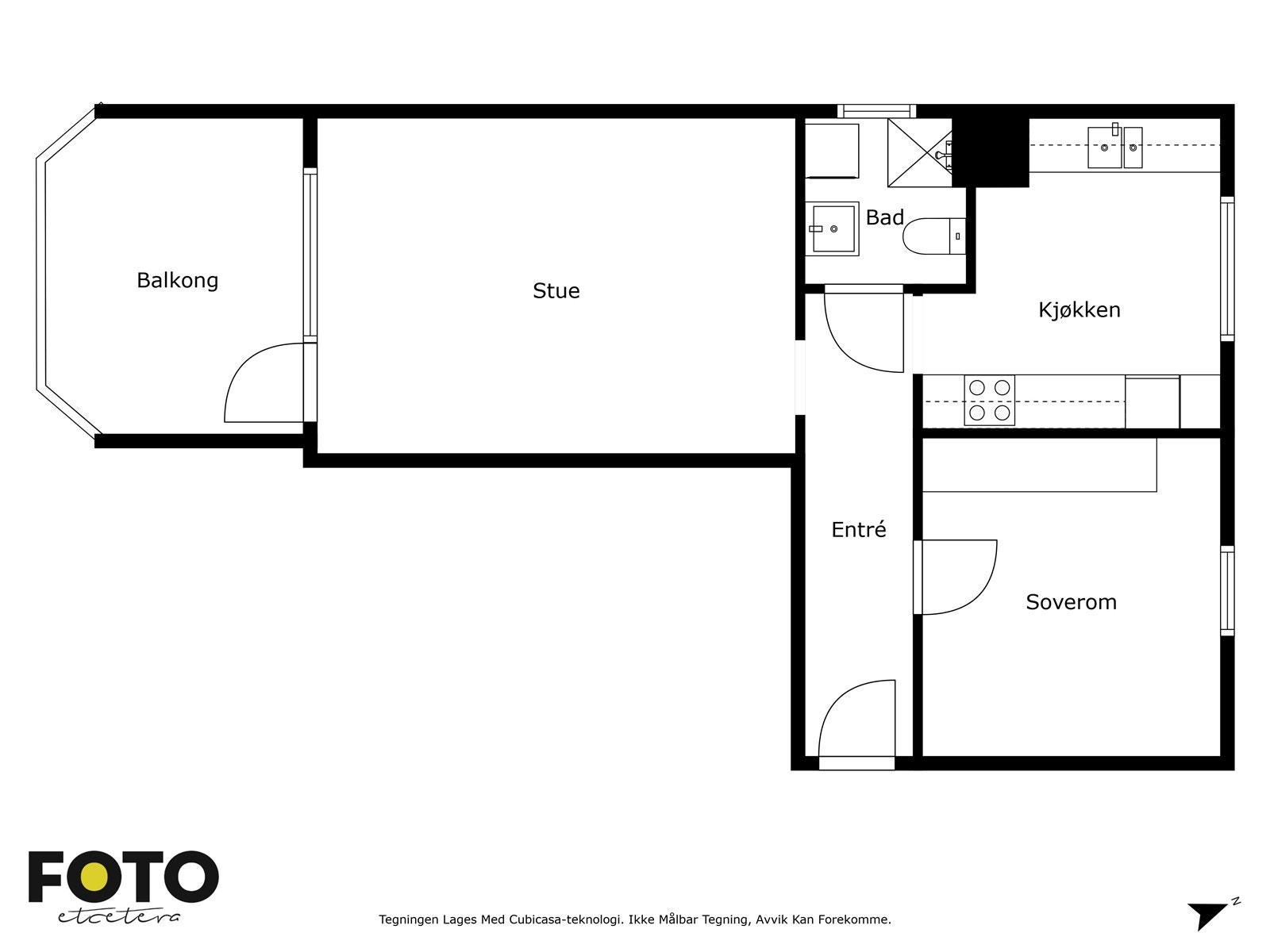 Veiledende planskisse 1. etasje. Ikke målbar Galleribilde