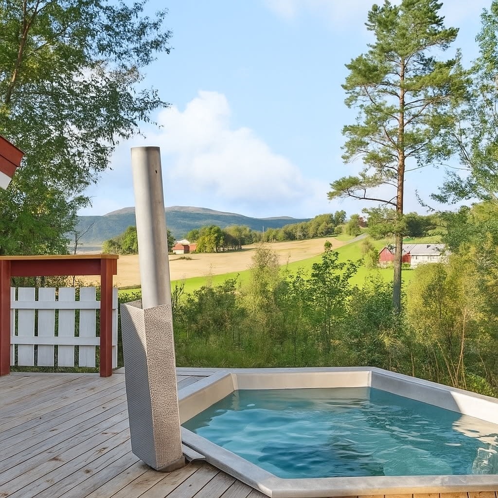 Her har du flere kvaliteter som stamp, solcelle, bio WC og innlagt sommervann. Galleribilde