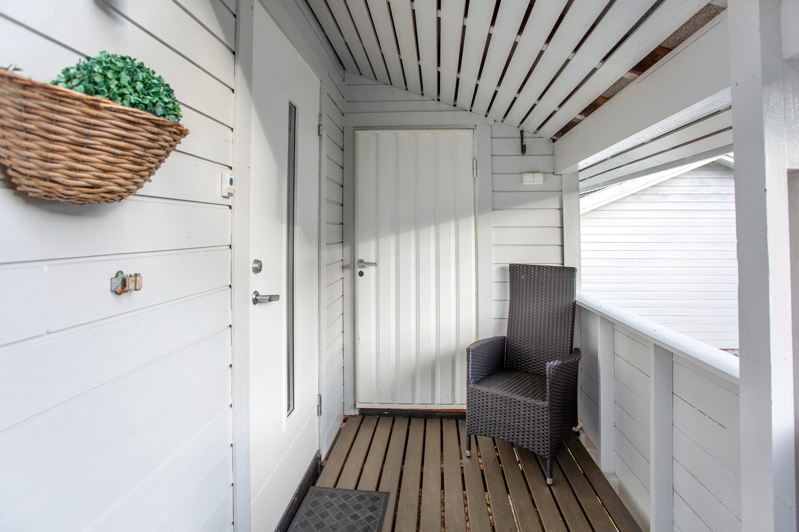 Ved inngangspartiet er det adkomst til utvendig bod på 4 kvm Galleribilde